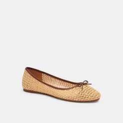 Coach Abigail Flat Flat Shoes Women Beige