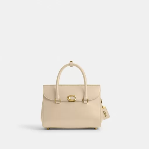 Coach Broome Carryall Bag Handbag Women White