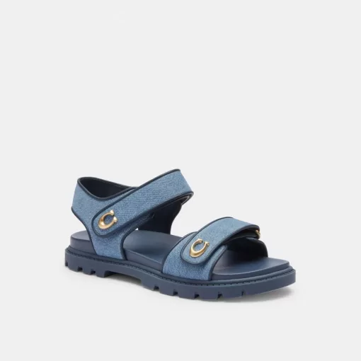 Coach Brynn Sandal Sandals Women Indigo Blue