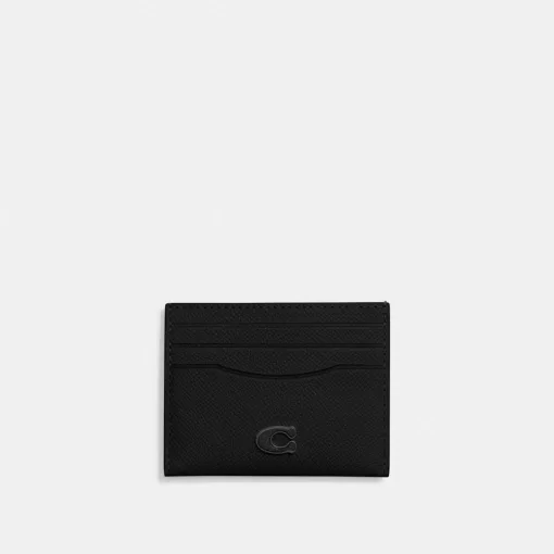 Coach Card Case Card Case Men Black