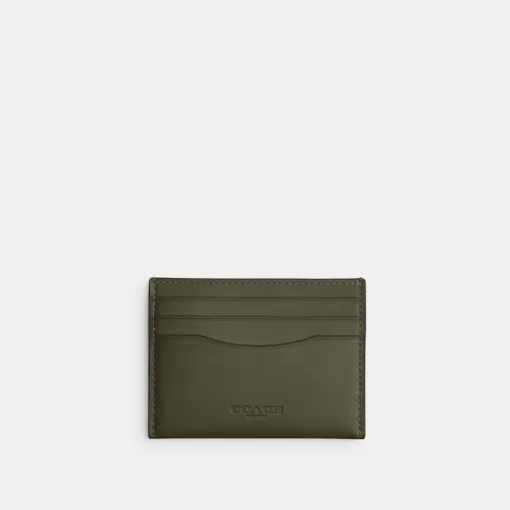 Coach Card Case Card Case Men Green