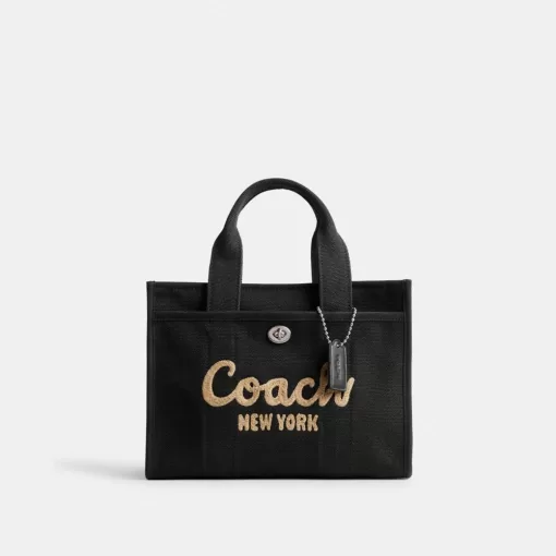 Coach Cargo Tote Bag 26 Tote Bags Women Silver Black