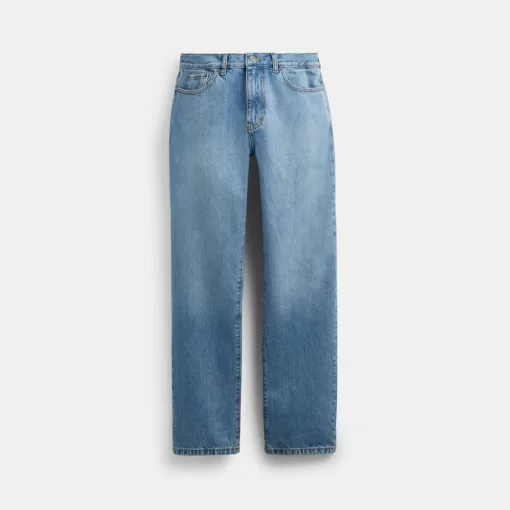 Coach Denim Jeans Bottoms Men Light Wash