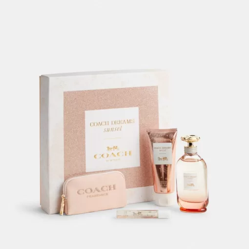 Coach Dreams Sunset Eau De Parfum 4 Piece Gift Set Fragrance Women Multicolored