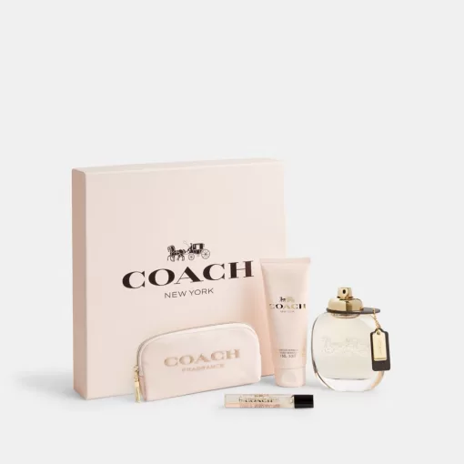 Coach Eau De Parfum 4 Piece Gift Set Fragrance Women Multicolored