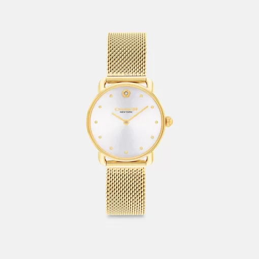 Coach Elliot Watch, 28 Mm Watches Women Gold