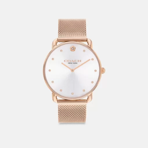 Coach Elliot Watch, 36mm Watches Womens Pink Gold