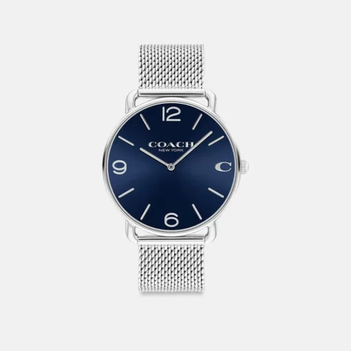 Coach Elliot Watch, 41mm Watches Mens Gray Blue