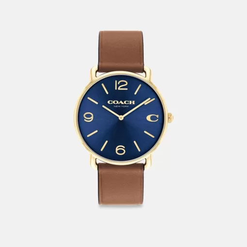 Coach Elliot Watch, 41mm Watches Mens Navy