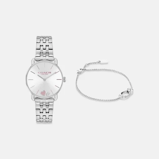 Coach Elliot Watch Gift Set, 28 Mm Watches Women Grey