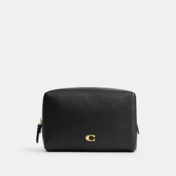 Coach Essential Cosmetic Pouch Travel Bag Women Black