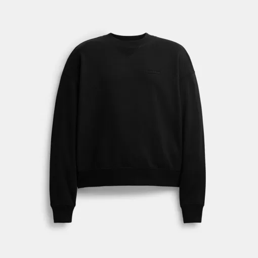 Coach Essential Crewneck Tops Men Black