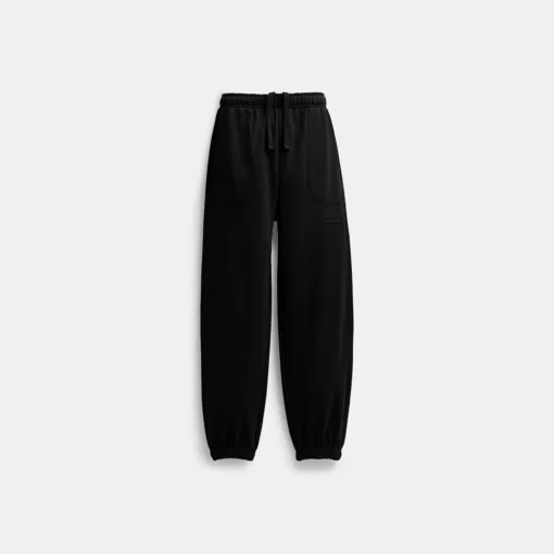 Coach Essential Solid Joggers Bottoms Men Black