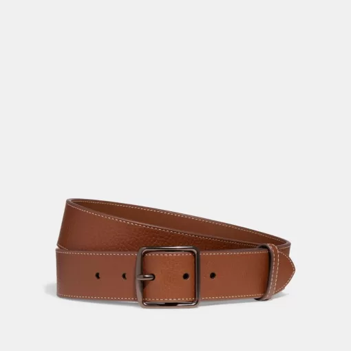 Coach Harness Buckle Belt, 38 Mm Belt Men Multicolored