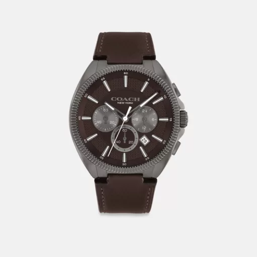 Coach Jackson Watch, 45mm Watches Mens Brown