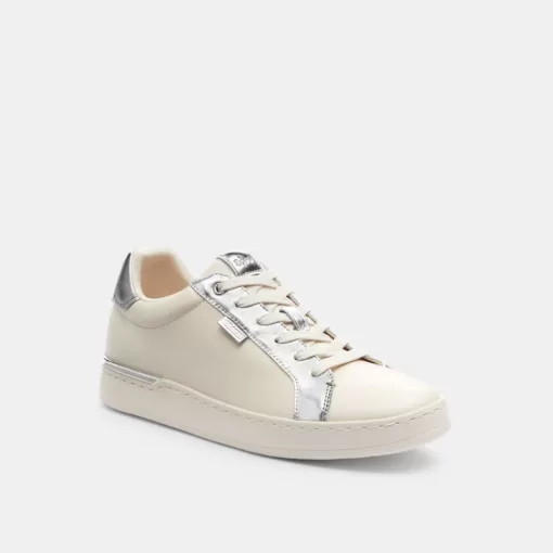 Coach Lowline Low Top Sneaker Sneakers Women Silver