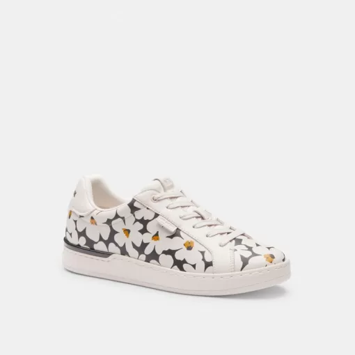 Coach Lowline Low Top Sneaker With Floral Print Sneakers Women Multicolored