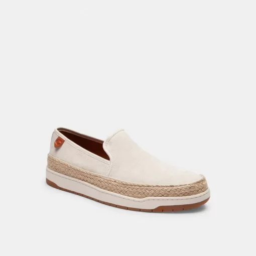 Coach Miles Espadrille In Signature Jacquard Loafers Men Multicolor