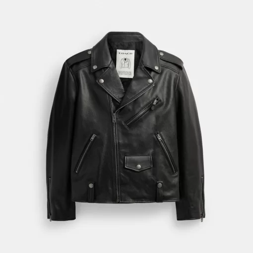 Coach Moto Jacket Jackets Men Black