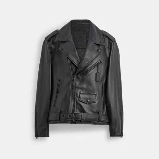 Coach Moto Jacket Jackets Men Black