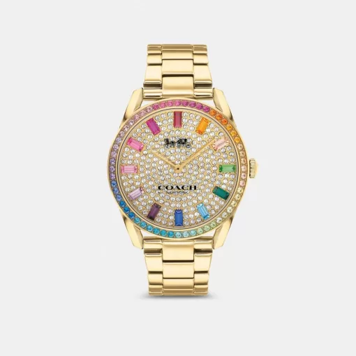 Coach Preston Watch, 36 Mm Watches Women Gold