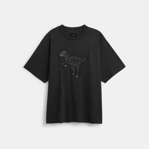 Coach Rexy T Shirt Tops Men Black