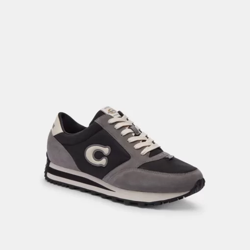 Coach Runner Sneaker Sneakers Men Black Gray