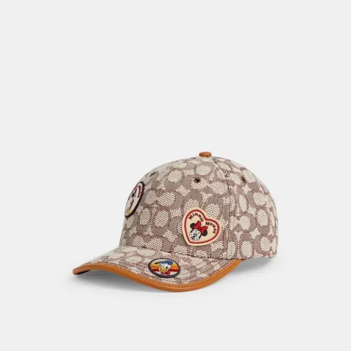 Coach Signature Baseball Hat With Patches Hats Women Multicolor