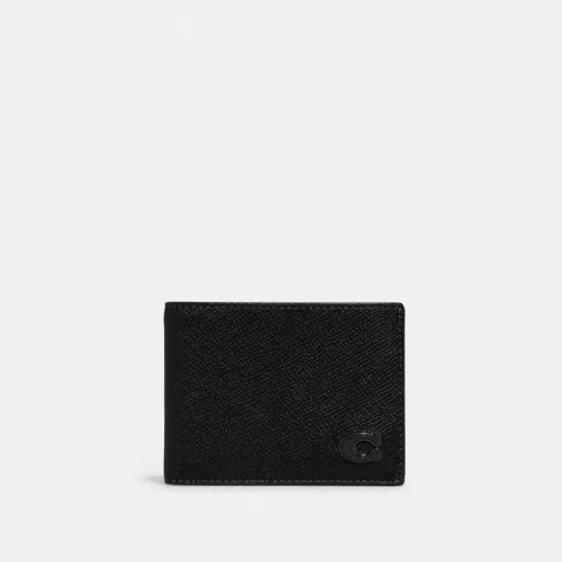 Coach Slim Billfold Wallet Wallets Men Black