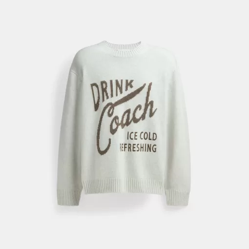 Coach Sweater Tops Men Blue