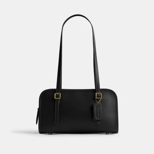 Coach Swing Zip Shoulder Bag Women Black