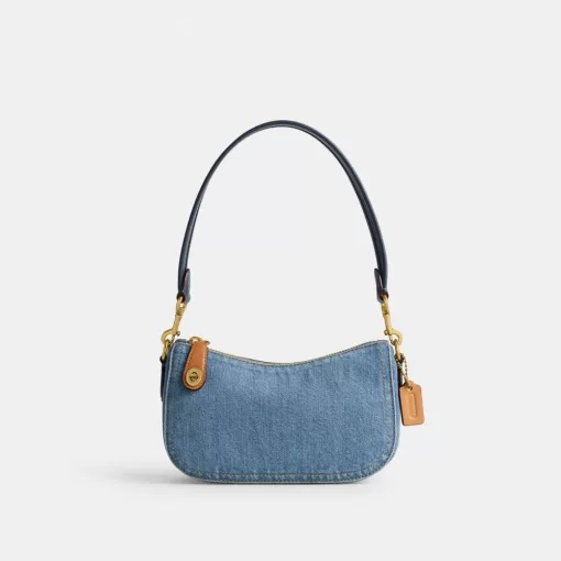 Coach Swinger Bag 20 Shoulder Bag Women Indigo