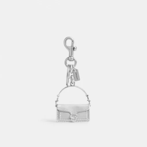 Coach Tabby Bag Charm Jewelry Women Silver Silver