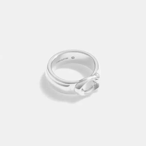 Coach Tabby Ring Jewelry Women Silver