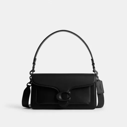 Coach Tabby Shoulder Bag 26 Shoulder Bag Women Black Black