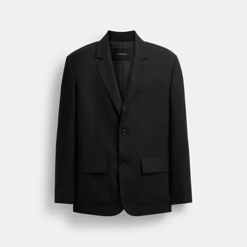 Coach Tailoring Blazer Jackets Men Black